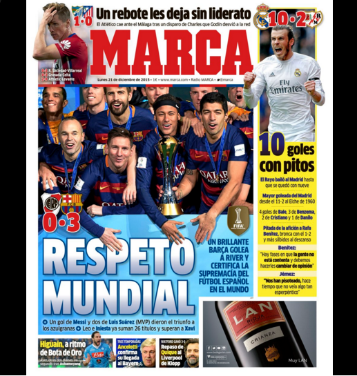 Capa jornal Marca