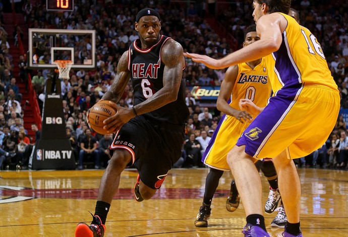 LeBron James Miami Heat Los Angeles Lakers NBA (Foto: Getty Images)