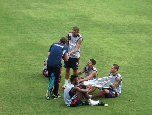 fluminense treino laranjeiras (Foto: Edgard Maciel de Sá)