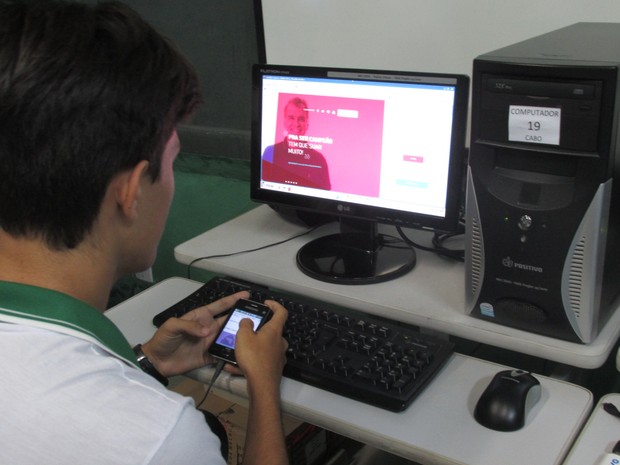 Turmas usam a plataforma para tornar o estudo mais divertido (Foto: Moiséis Rodrigues/Arquivo pessoal)