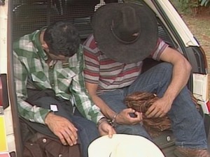 detidos droga haxixe Ituiutaba Mato Grosso do Sul cowboy (Foto: Reprodução/ TV Integração)