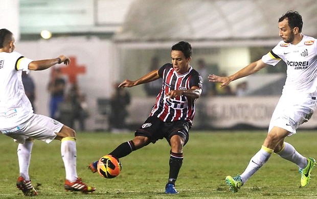 Jadson jogo Santos contra São Paulo (Foto: Rubens Chiri / saopaulofc.net)