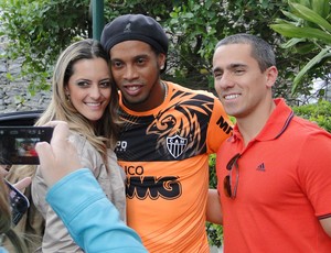 Ronaldinho atlético-mg (Foto: Gabriel Medeiros)