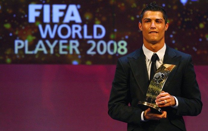 Cristiano ronaldo melhor do mundo 2008 (Foto: Agência Getty Images)