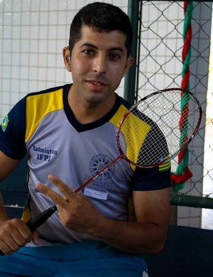 Rodolfo Cavalcanti, representante piauiense no badminton para surdos (Foto: Federação Brasiliense Desportiva dos Surdos)