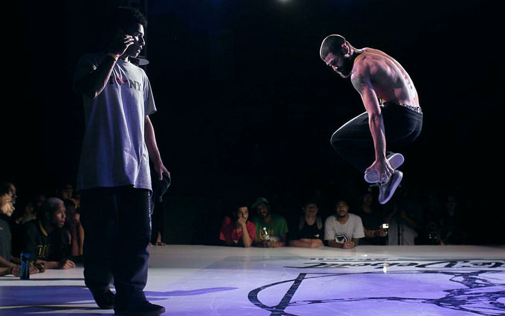 O dançarino Lucas Emanu foi um dos brasileiros selecionados para as oitavas de final do Juste Debout 201, em Paris (Foto: Juste Debout/Divulgação)