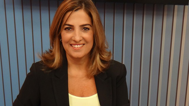 Melissa Paiva - Apresentadora do Jornal da Tribuna 2ª edição (Foto: Éder Pin)