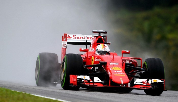 Sebastian Vettel Ferrari GP da Malásia