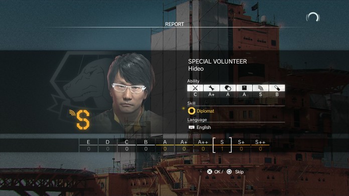 Hideo Kojima tem alguns dos melhores atributos do jogo (Foto: Reprodução/Cássio Barbosa)