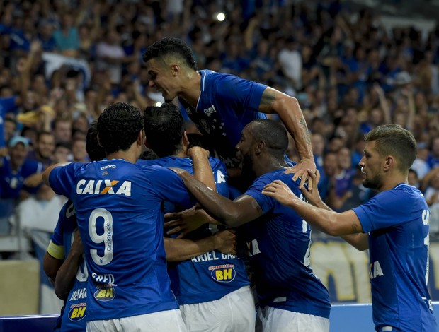Cruzeiro; jogadores; comemoração