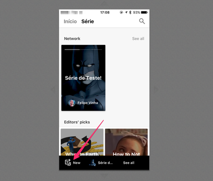 Como usar e criar um Séries, o Snapchat do Medium (Foto: Reprodução/Felipe Vinha)