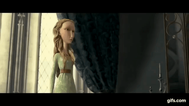Princesa Pea, de O Corajoso Ratinho Despereaux (Foto: Reprodução/YouTube)