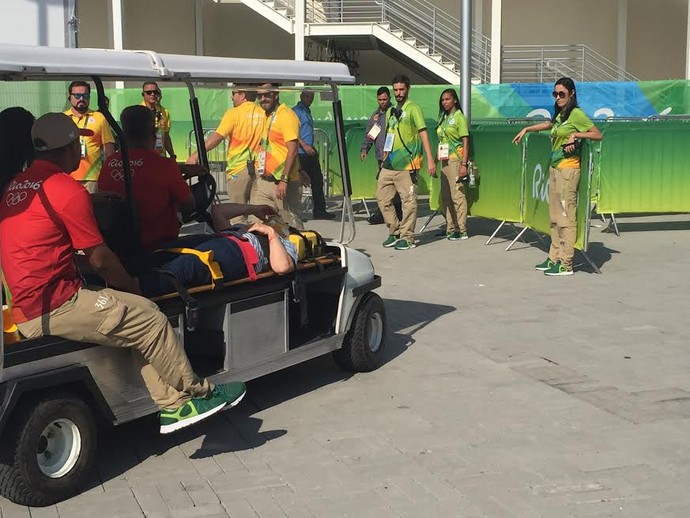 Queda câmera no Parque Olímpico (Foto: Richard de Souza/ Globoesporte.com)