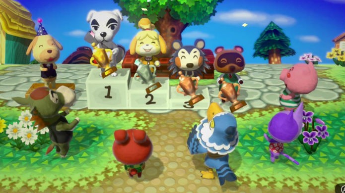 Em Animal Crossing Amiibo Festival vence o personagem mais feliz (Foto: Divulgação/Nintendo)