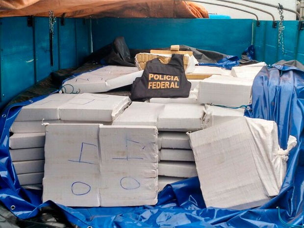 Droga foi apreendida em Correntina (Foto: Divulgação / PF)