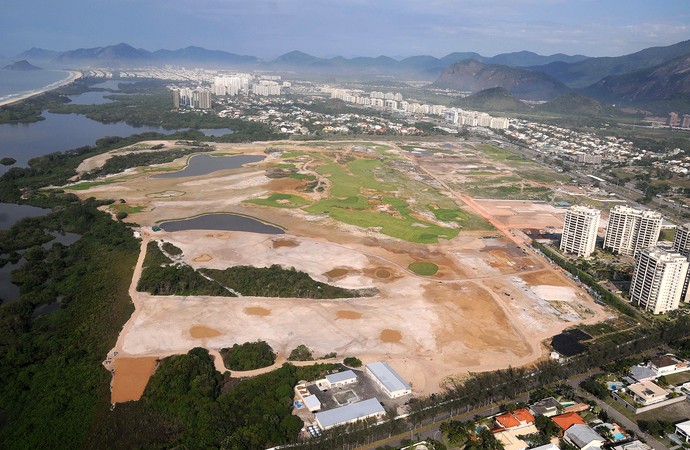 instalações do Campo de Golfe Rio 2016 (Foto: André Durão)