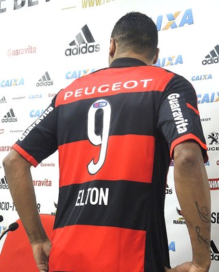Elton, apresentação Flamengo (Foto: Cahê Mota)
