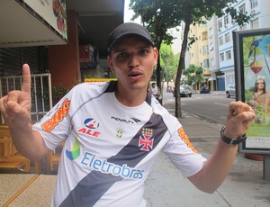 vascaíno carlos eduardo no clima da decisão (Foto: Janir Junior) vascaíno carlos eduardo no clima da decisão (Foto: Janir Junior)