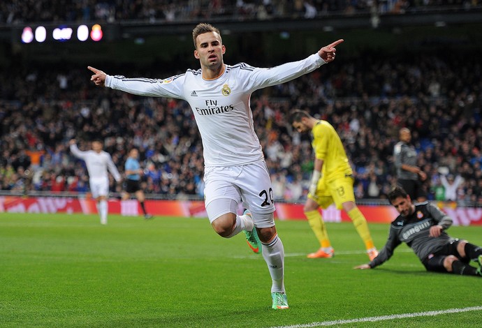 Jese comemora, Real Madrid x Espanyol (Foto: Getty Images)
