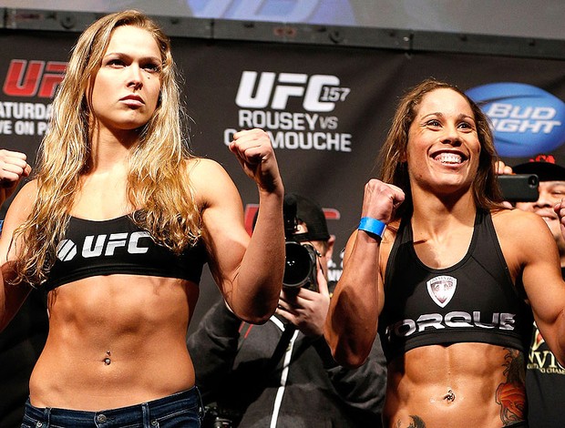 Pesagem UFC Ronda Rousey x Liz Carmouche (Foto: Getty Images)