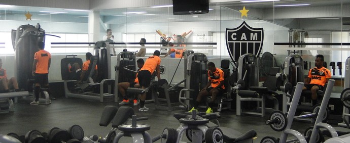 treino do Atlético-MG (Foto: Fernando Martins)