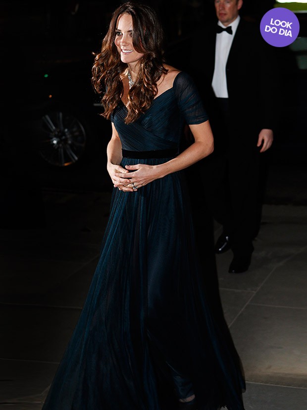 Kate Middleton - Look do Dia (Foto: Agência AFP)