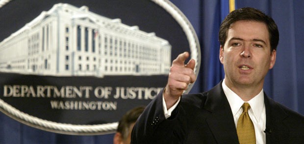 James Comey em 14 de janeiro de 2004 (Foto: AP)