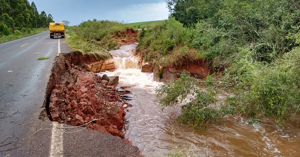 G Chuva Causa Deslizamentos E Deixa Rodovias Interditadas No Rs