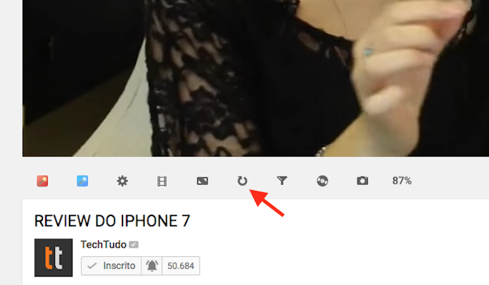 Ícone para ativar o modo de repetição de um vídeo do YouTube com a extensão Magic Actions for YouTube (Foto: Reprodução/Marvin Costa)