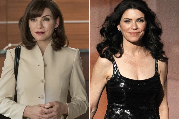 Julianna Margulies usa peruca Julianna Margulies usa peruca