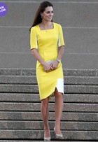 Look do dia: Kate Middleton sai do básico em visita à Austrália