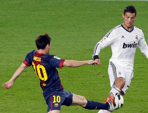 messi cristiano ronaldo real madrid x barcelona (Foto: EFE)