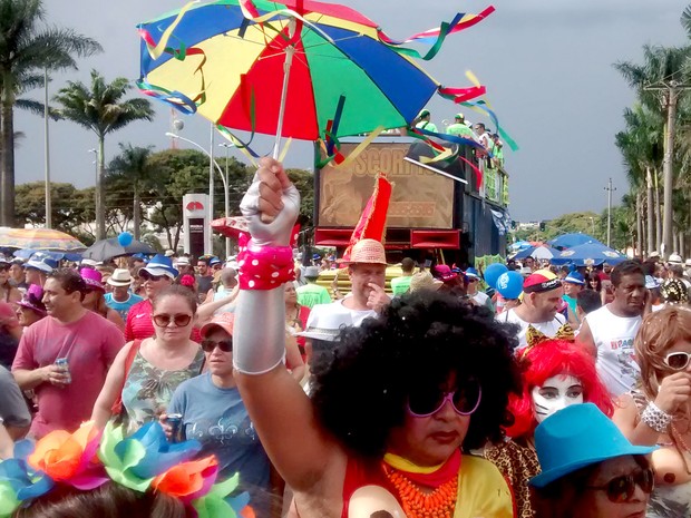 Foliões durante desfile do Pacotão no carnaval 2015 (Foto: Lucas Nanini/G1) Foliões durante desfile do Pacotão no carnaval 2015 (Foto: Lucas Nanini/G1)