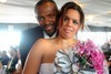 Em Itaquera, operários do estádio do Corinthians fazem casamento coletivo (Marcos Ribolli  / Globoesporte.com)