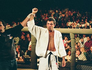 Royce Gracie UFC 1 (Foto: Arquivo Pessoal/Jose Fraguas)