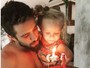 Rafael Cardoso ganha parabéns da filha, Aurora, por seu aniversário 
