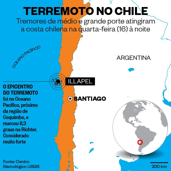 Chile suspende alerta de tsunami após terremoto ÉPOCA O Filtro