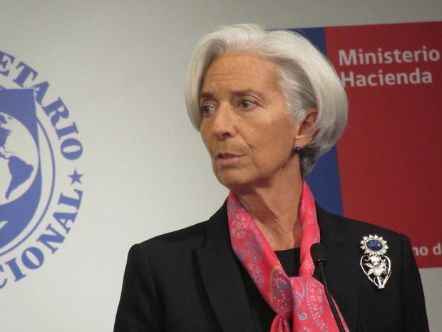 diretora-gerente do Fundo Monetário Internacional (FMI), Christine Lagarde (Foto: Tais Laporta/G1)