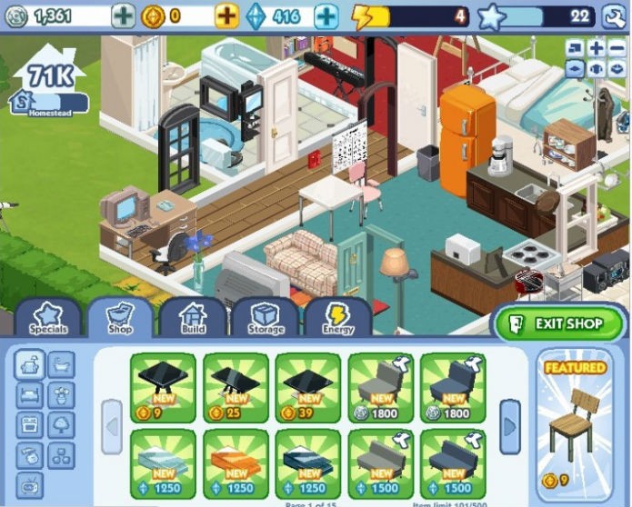 The Sims Social: Menos recursos, mais interacão (Foto:Reprodução)