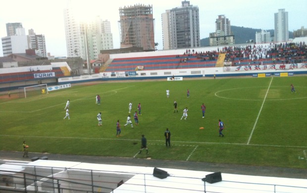 Marcílio Dias, Santo André, série d 2013, estádio hercíio luz,  (Foto: Marcelo Silva)