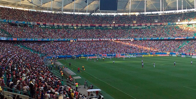 Torcida do Bahia; bahia; arena fonte nova (Foto: Divulgação/EC Bahia) Torcida do Bahia; bahia; arena fonte nova (Foto: Divulgação/EC Bahia)