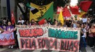 RS: marchas fecham ruas de Porto Alegre (Diego Guichard/G1)