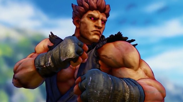Sem seus golpes tradicionais, Akuma em Street Fighter 5 fica mais parecido com Evil Ryu (Foto: Reprodução/YouTube)