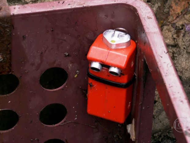 Sensor em bueiros vai monitorar pontos com risco de alagamentos em São Paulo (Foto: Reprodução TV Globo)