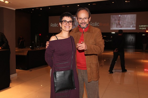 Sandra Annenberg com o marido Ernesto Paglia (Foto: Manuela Scarpa / Foto Rio News)