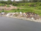 Lixo acumulado em rua de Praia Grande deixa moradores irritados 