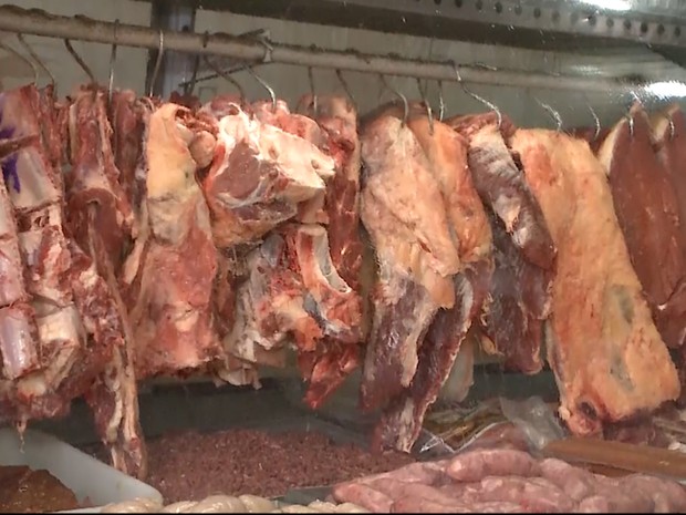 80% da carne produzida no Maranhão são exportadas para outros estados, principalmente do Nordeste.  (Foto: Reprodução/TV Mirante)