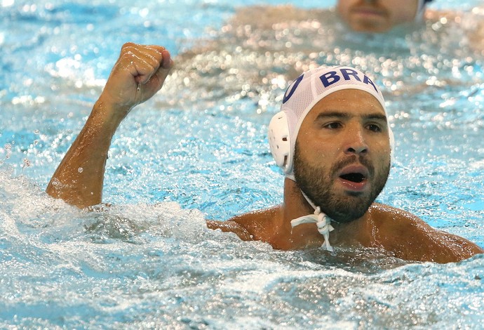 Felipe Perrone polo aquático Brasil - 1º dia Jogos Pan-Americanos de Toronto (Foto: Satiro Sodre/SSPress)