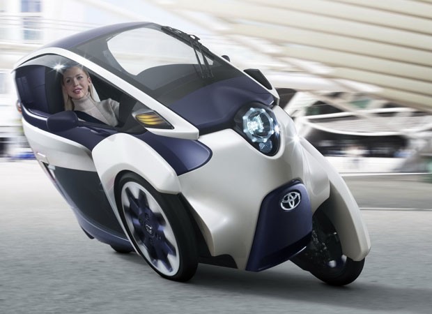 Toyota i-road traz novo conceito para carros elétricos urbanos (Foto: Divulgação)