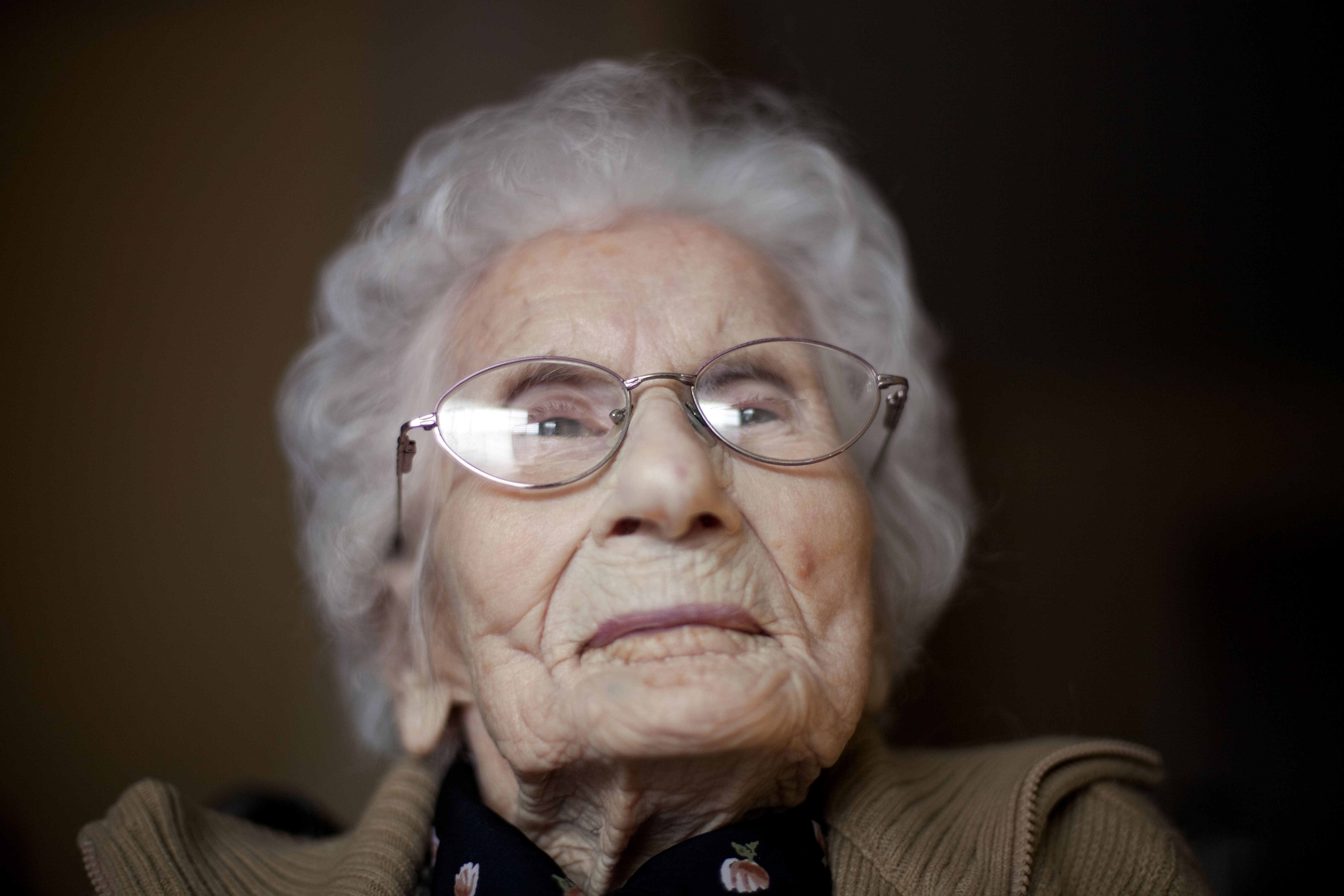 Besse Cooper, considerada a pessoa mais velha do mundo, morreu aos 116 anos nos EUA (Foto: AP Photo/David Goldman)